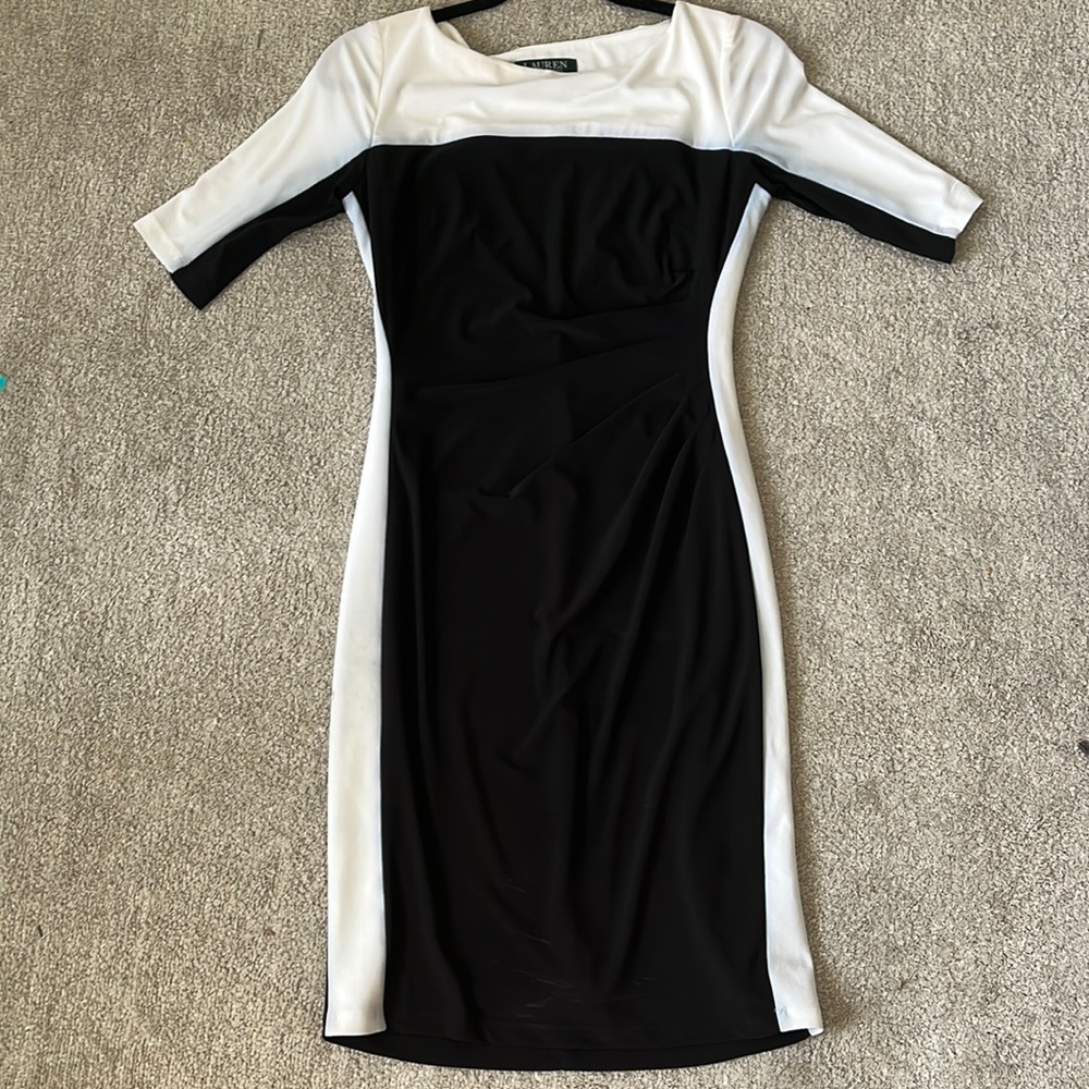 Black and white dress